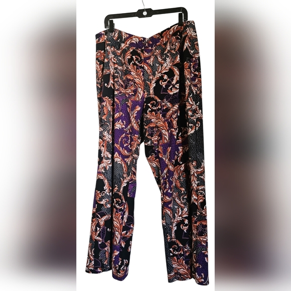 Ashley Stewart Wide Leg Pants Women Plus Size 22/24 - Picture 2 of 3